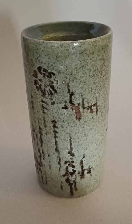 Carl-Harry Stålhane – Rörstrand – Vintage stoneware vase 1950s – Ceramic (photo 4 of 10)