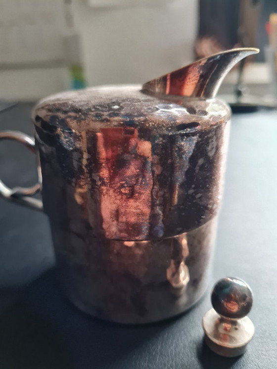 Image 1 of Silver-plated Art Deco pitcher WMF, Germany, 1930s vintage