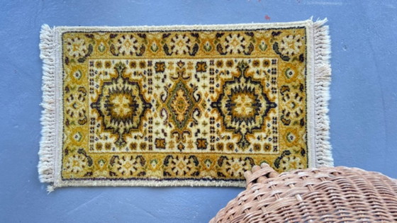 Image 1 of TAPIS Sarouk VINTAGE Moutarde