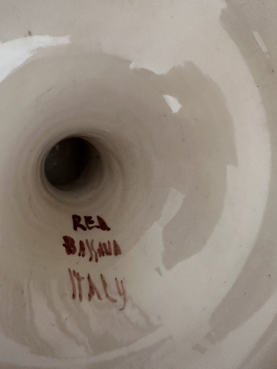 Image 1 of Large hand-painted Italian ceramic amphora – Bassano tradition