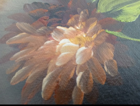 Image 1 of Oil painting created using the impasto technique (strong impasto applied with a palette knife). Signed JONATHAN