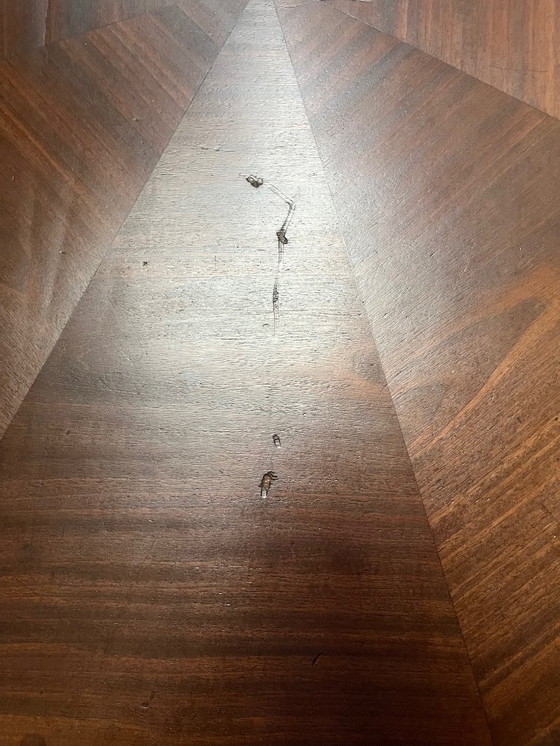 Image 1 of Mesa auxiliar hexagonal Art Déco