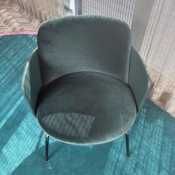 Wittmann Merwyn 29613 Lounge Armchair – Leather, Metal (photo 2 of 5)