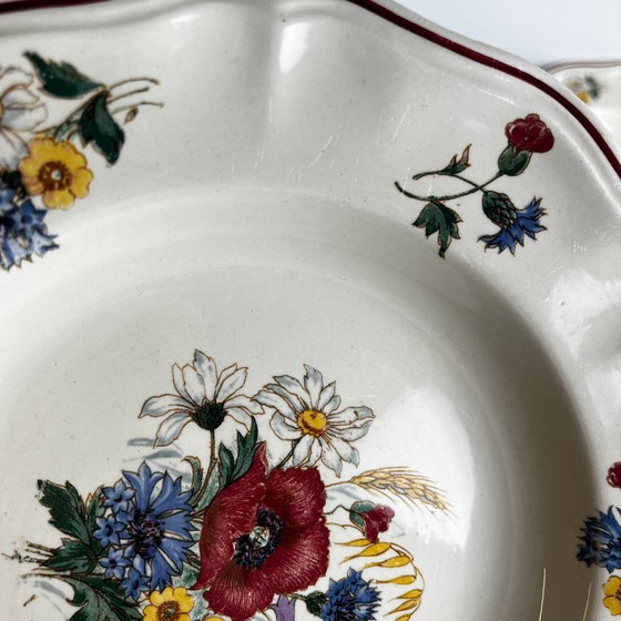 Set di 6 Piatti Fondi "Agreste" Sarreguemines, XX Secolo – Stoviglie, Ceramic (photo 8 of 8)