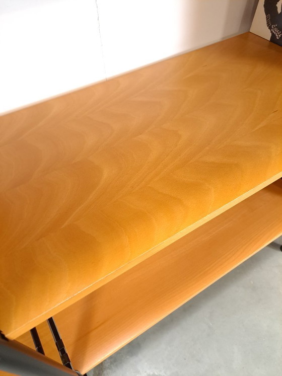 Image 1 of Ikea modular wall system Niklas with cabinets and shelves vintage