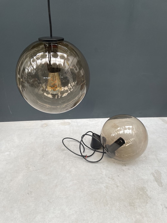 Image 1 of Rookglazen Schullampen, 70er Jahre