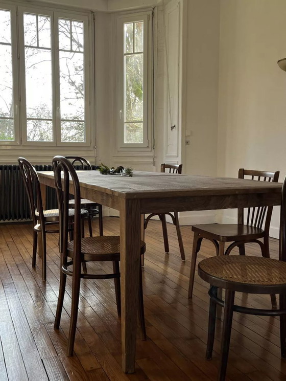 Image 1 of Large Provence farmhouse table in solid oak - 300 x 100 cm
