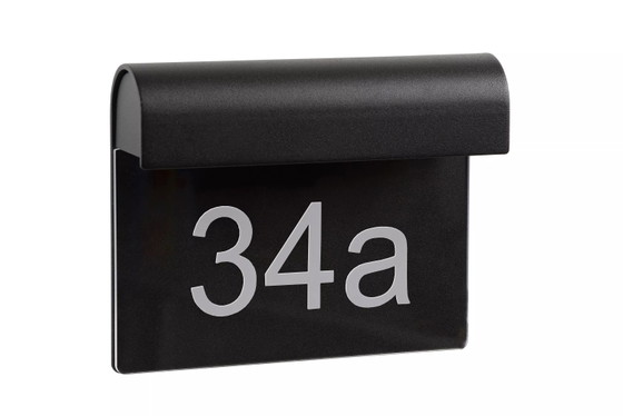 Lucide THESI LED applique: interno ed esterno (IP54), Alluminio, Nero, Modern (foto 3 di 4)