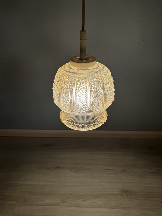 Image 1 of Atmospheric Vintage Ceiling Lamp With Bubble Glass