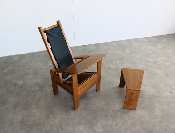 Image 1 of Poltrona vintage Wim Mulder con tavolino laterale