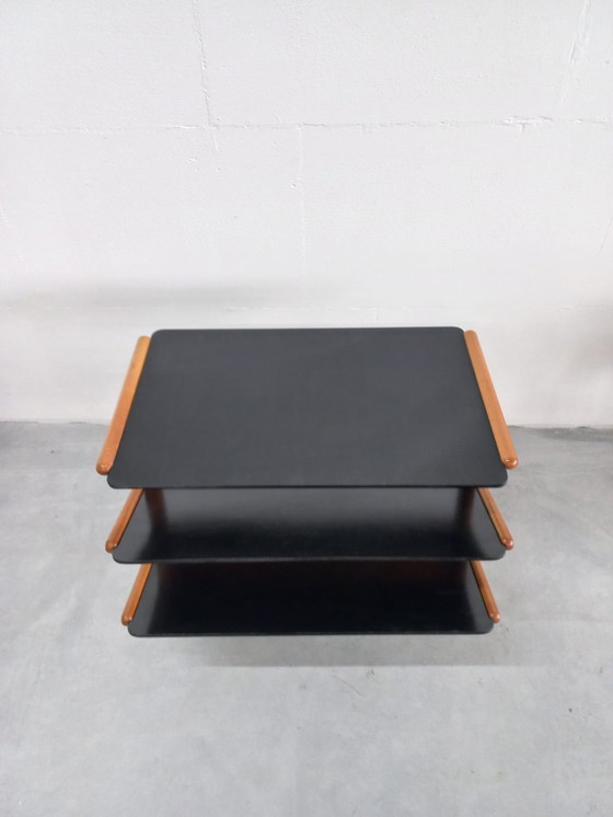 Image 1 of Raro tavolino da parete modernista Wim Den Boon (Attrib)