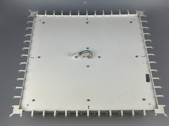 Image 1 of Lampadario da soffitto anni '60-'70 di Doria Leuchten Germania Vetro ghiaccio