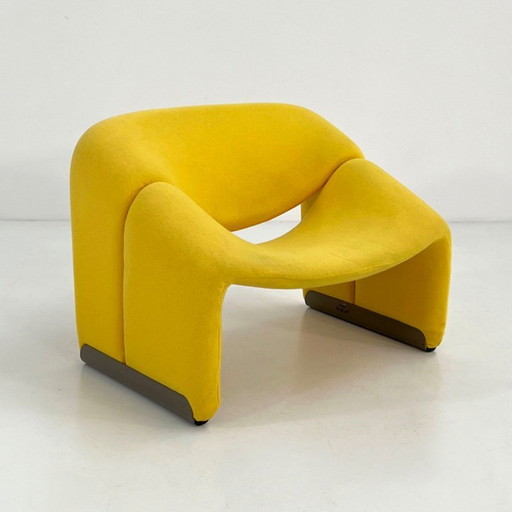 Silla Groovy amarilla F598 de Pierre Paulin para Artifort, década de 1970