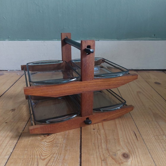 Lucky Vintage MCM design danese porta cabaret o porta vassoio – Accessori da tavola, Wood (photo 6 of 6)