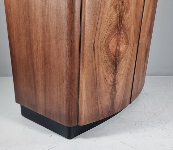 Image 1 of Art Deco Walnut Wardrobe by Jindrich Halabala, 1940s