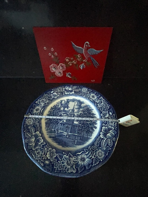 Liberty Blue vintage Plates Staffordshire Ironstone, Crockery, Ceramic (photo 15 of 15)