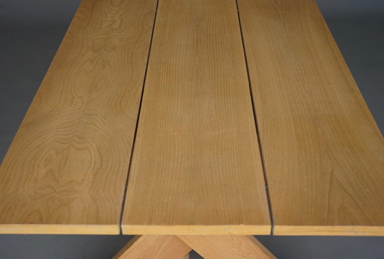 Image 1 of Un raro tavolo da pranzo 'Crate' di Gerrit Rietveld per Cassina, anni '80