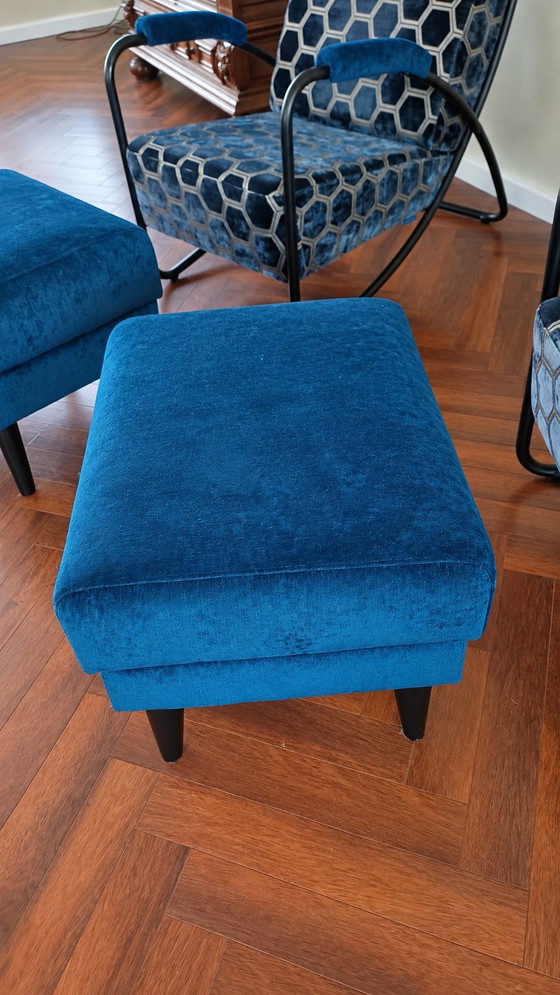 2x Dyker 20 con 2 sgabelli – Dutch Seating Company, Poltrone, Metal, Velvet (photo 3 of 7)