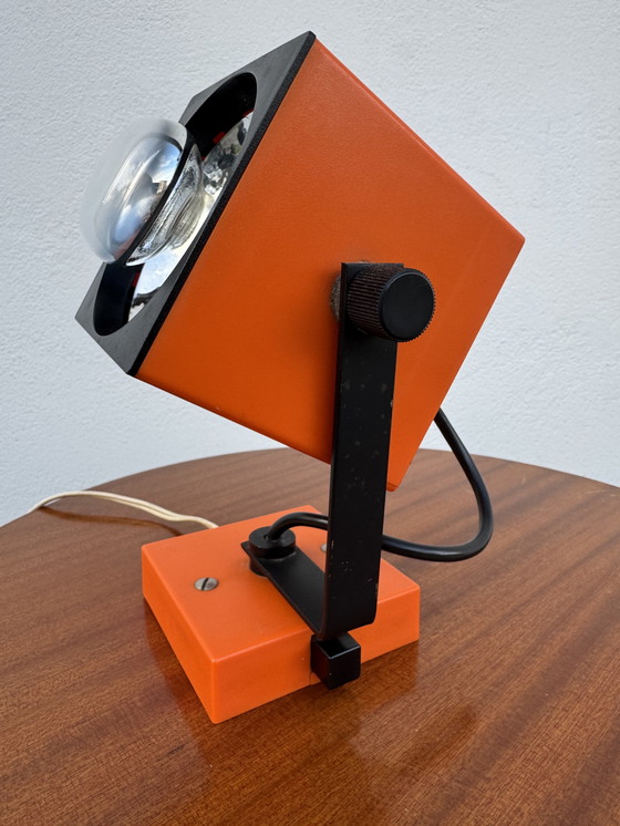 Image 1 of Lampada da parete arancione Philips degli anni '70