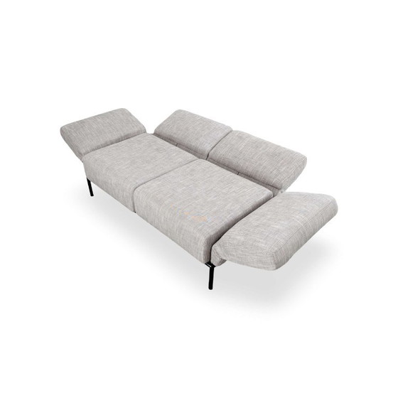 Original Ligne Roset 2-seater Sofa Couch Designer Peter Maly, 2 seaters, Textile, Grey (photo 9 of 10)