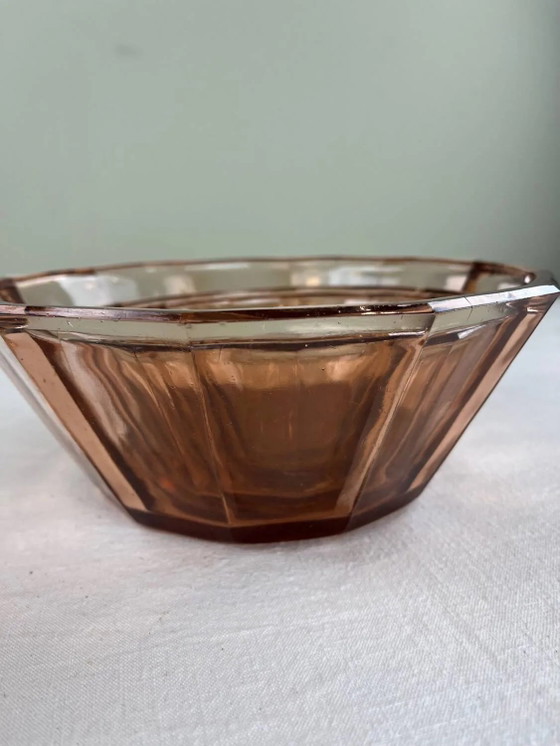 Trío de cuencos de ensalada Rosaline – Glass, Art Deco (photo 6 of 7)