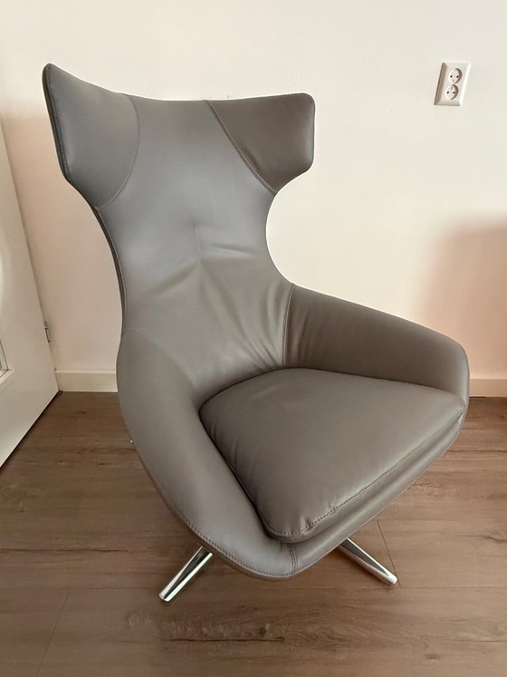 Leolux Caruzzo Plus, seulement 4 mois. Vendu suite à un déménagement. – Fauteuils, Leather, Aluminium (photo 10 of 12)