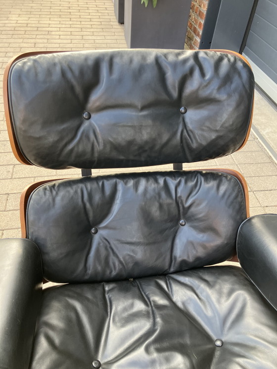 Image 1 of 2x Eames Lounge Chair Contura/Fehlbaum 1950er Jahre