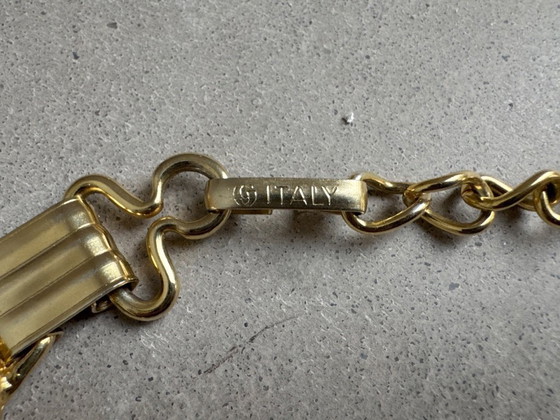 Image 1 of Ceinture Gucci vintage à maillons dorés