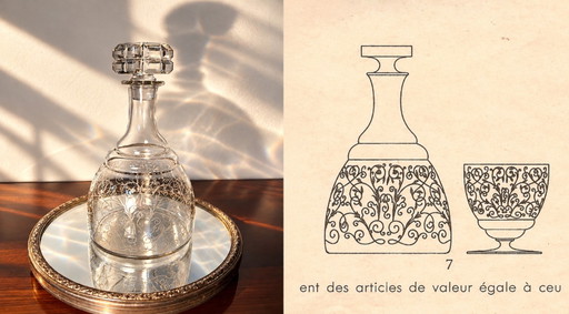Caraffa Baccarat Michel Ange prima del 1936
