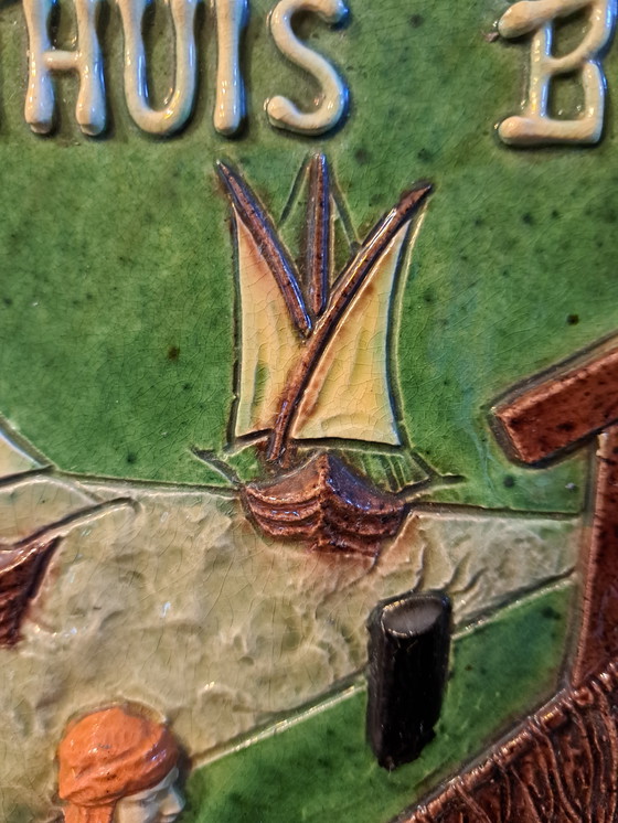 Image 1 of 1 Ceramica fiamminga XXL Diametro 32,5 cm In perfette condizioni d'epoca