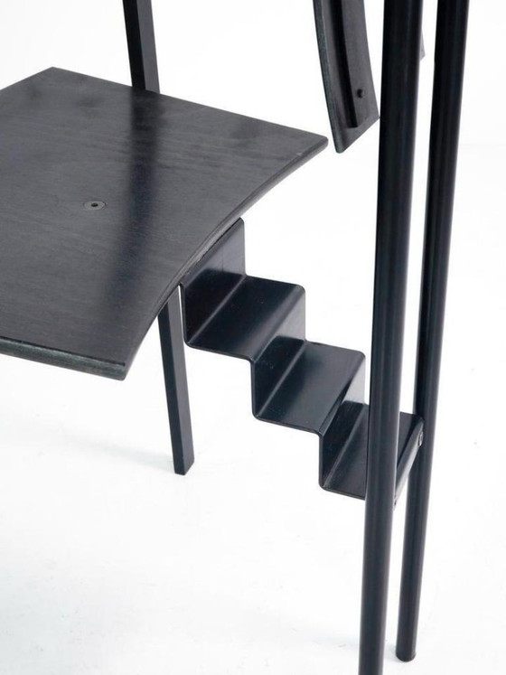1/8 Karl Friedrich Förster KFF Trix Chair Postmodern 80s – Side chairs, Metal, Wood (photo 2 of 5)