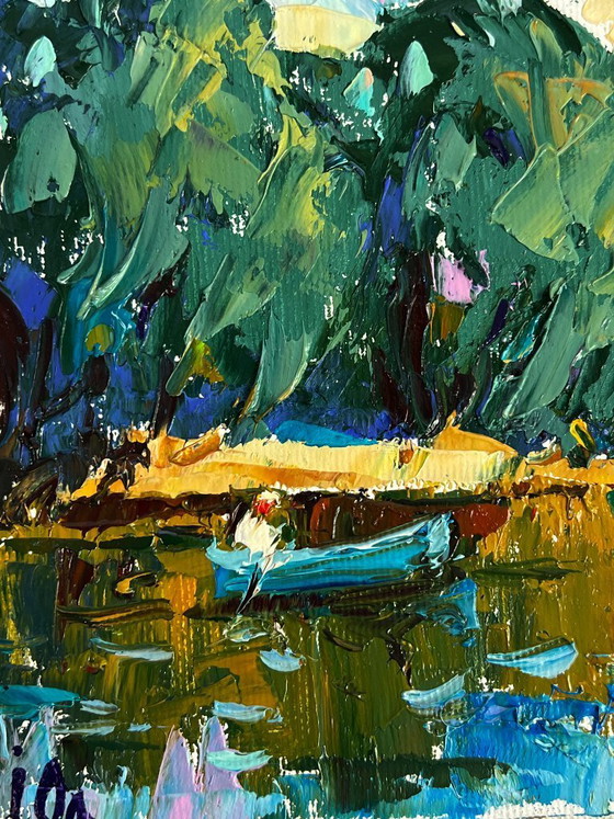 Image 1 of On a Boat by a Quiet River