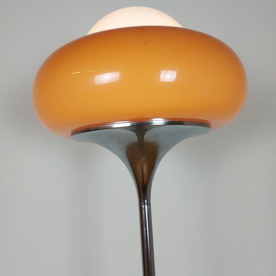 Image 1 of Harvey Guzzini "Tulip" Floor Lamp for Meblo Italy 1960s