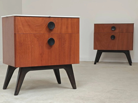 Comodino di Jindrich Halabala per Up Zavody 1950 – Comodini, Wood, Art Deco (photo 3 of 30)
