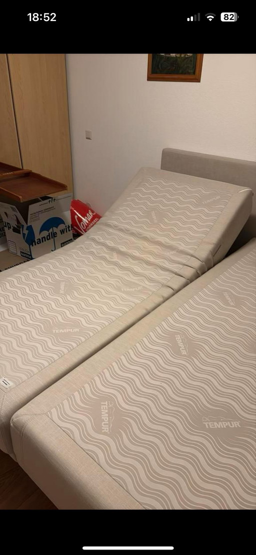 Tempur cloud sensation tweepersoons bed