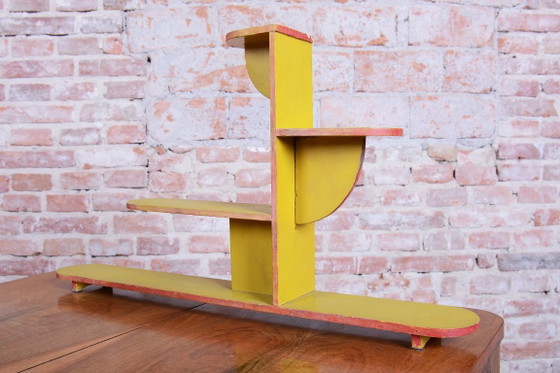 Paar originele Art Deco Plantentafels, Gelakt Hout, Tsjechisch, jaren 30 – Wood (photo 11 of 15)