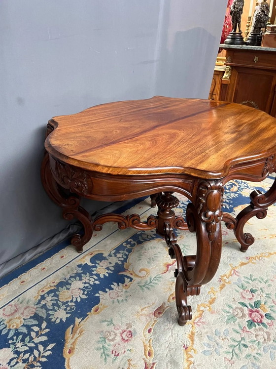 Tavolino antico vittoriano. Legno massello di palissandro. – Tavolini (photo 5 of 6)