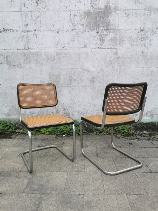 4x Thonet Stühle S32