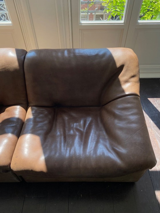 De Sede DS-46 vintage 2-zits bank buffelleer jaren 70 RETRO – 2 zitsbanken, Leather (photo 6 of 20)