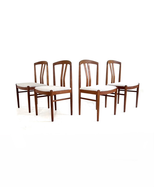 4x vintage dining chair, Carl Ekstrom, Albin Johansson & søner '60