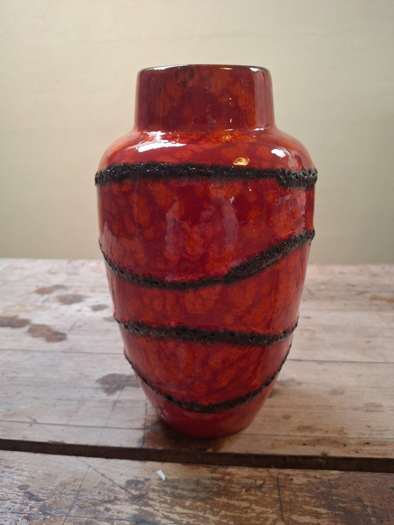 Image 1 of Vase Scheurich Allemagne de l'Ouest modèle 549/21