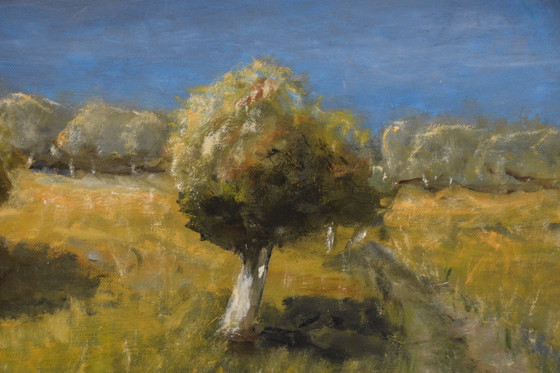 Image 1 of Artiste Joop Serno Paysage avec arc-en-ciel