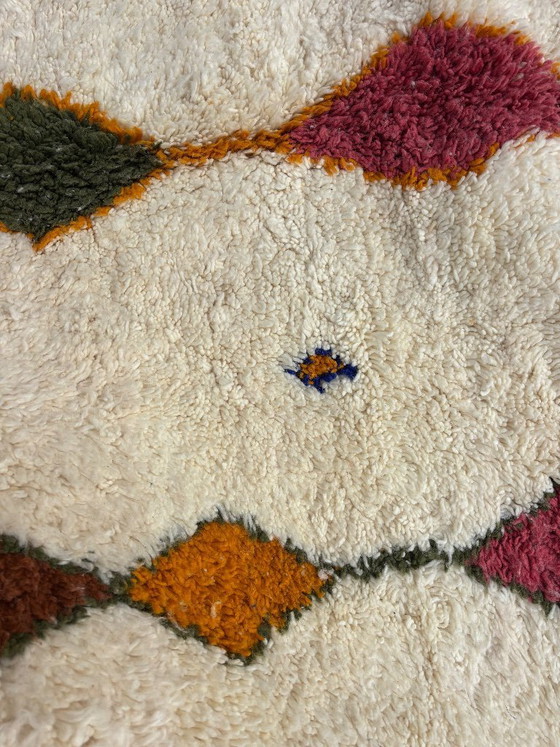 Image 1 of Marokkanischer Teppich im modernen Stil, 210 x 300 cm – Handgeknüpfter Berberteppich aus Wolle – Beni Ourain Teppich