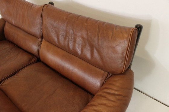 Image 1 of Arne Norell Kontiki Seating Group Leather Sofa Armchair Couch