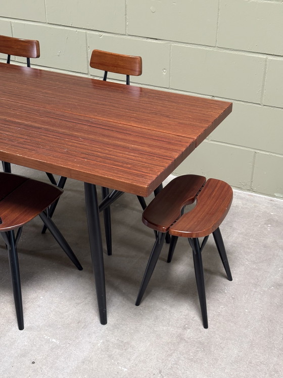 Grupo de asientos Artek modelo Pirkka de Ilmari Tapiovaara – Conjuntos de comedor, Wood (photo 4 of 15)