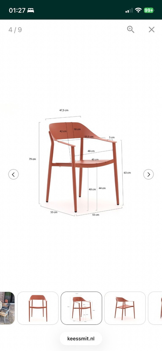 Image 1 of Design garden table with chairs