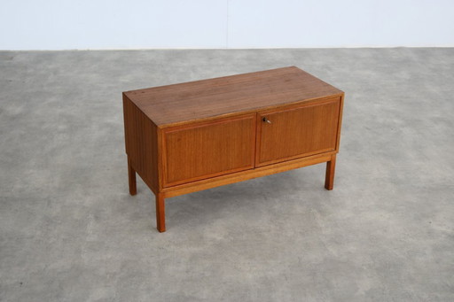 Vintage-Fernsehschrank | kleiner Schrank | Teakholz | Schwedisch