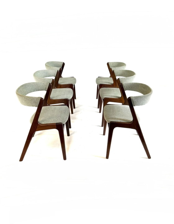 Image 1 of 6x sedia da fuoco modello vintage n. 68, Andersstrup Møbelfabrik '60