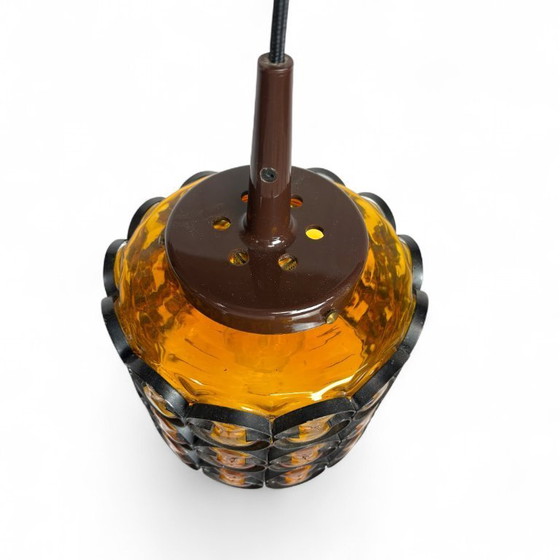 Image 1 of Suspension en verre vintage