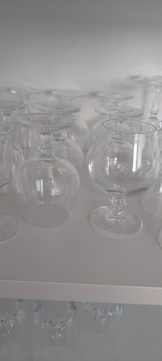 Image 1 of Vintage crystal glass dinnerware